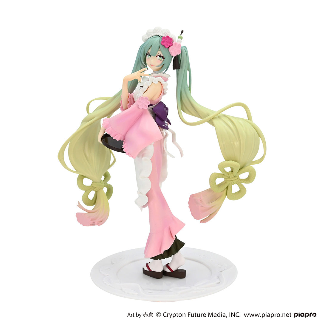 HATSUNE MIKU - Figurine Hatsune Miku - Exceed Creative Matcha Green Tea Parfait Cherry Blossom Ver.