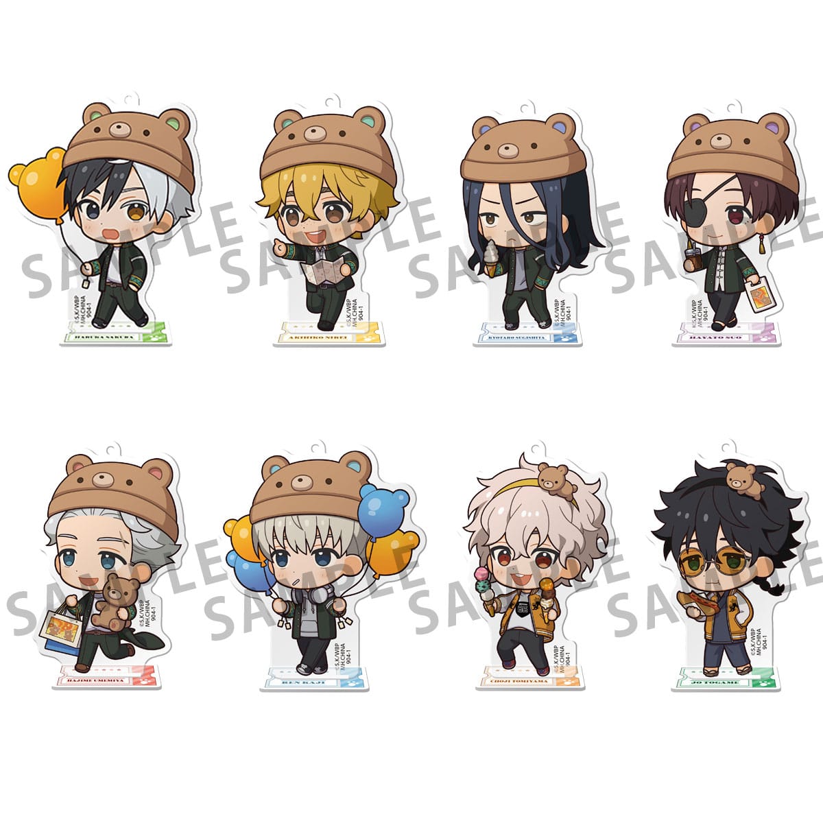 Wind Breaker - Assortiment de Figurines Acrylique - TokoToko Wind Breaker in Theme Park - MegaHouse