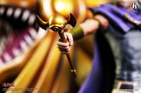 Yu-Gi-Oh! - Statue - Marik Ishtar & Dragon Ailé de Râ - Échelle 1/7 - Kitsune Statue