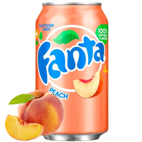 Fanta - Goût Pêche - Sans Caféine