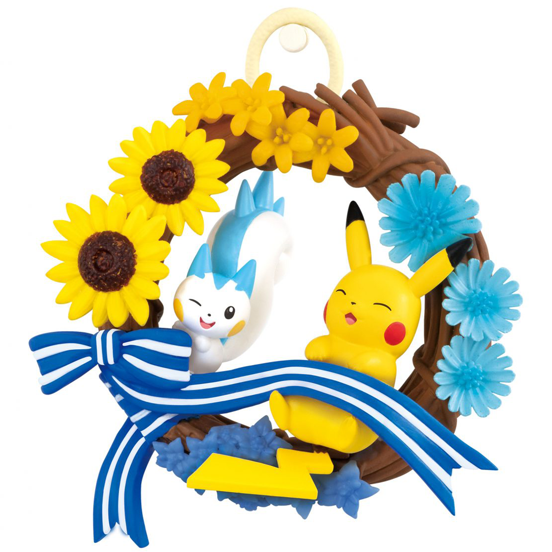 Pokémon - Collection Wreath - Figurine - Pikachu & Pachirisu - RE-MENT