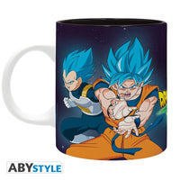 Dragon Ball Super - Mug - Broly vs Goku et Vegeta SSJ Blue