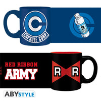 Dragon Ball Z - Mugs à espresso - Capsule Corp. vs Ruban Rouge