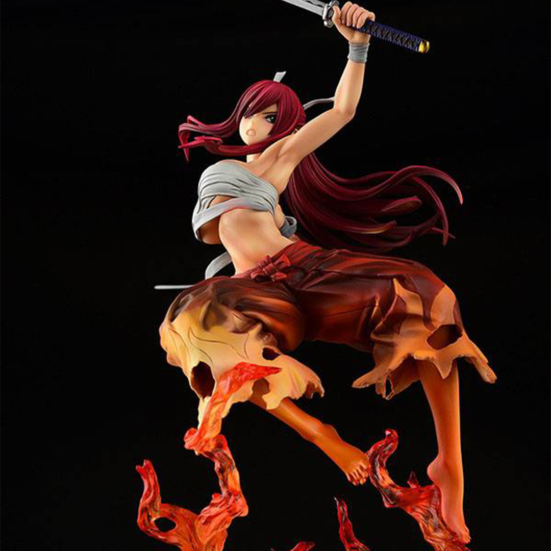 FAIRY TAIL- Figurine - Erza Scarlet - Samuraï Ver. Kurenai - ORCA TOYS