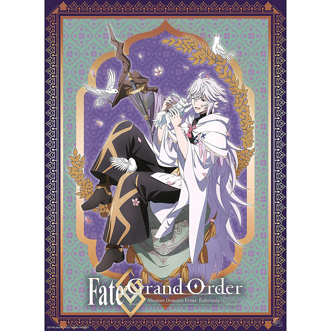 ABYstyle Fate/Grand Order - Stand Acrilico Merlin & Pazzo, Personaggio 10 Cm, Collezionabile Ufficiale