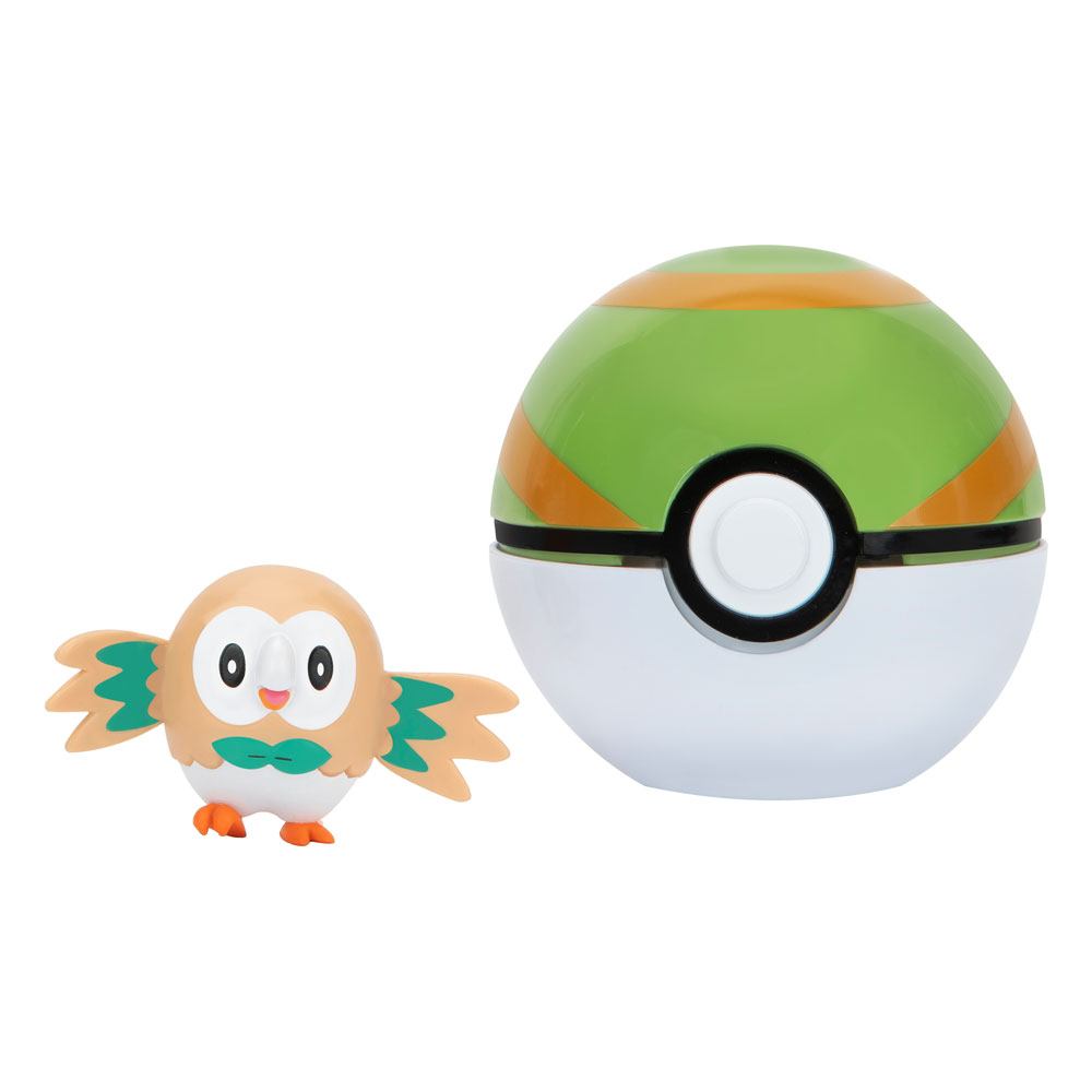 Pokémon - Figurine Brindibou & Faiblo Ball - 6 cm - Clip'n'Go