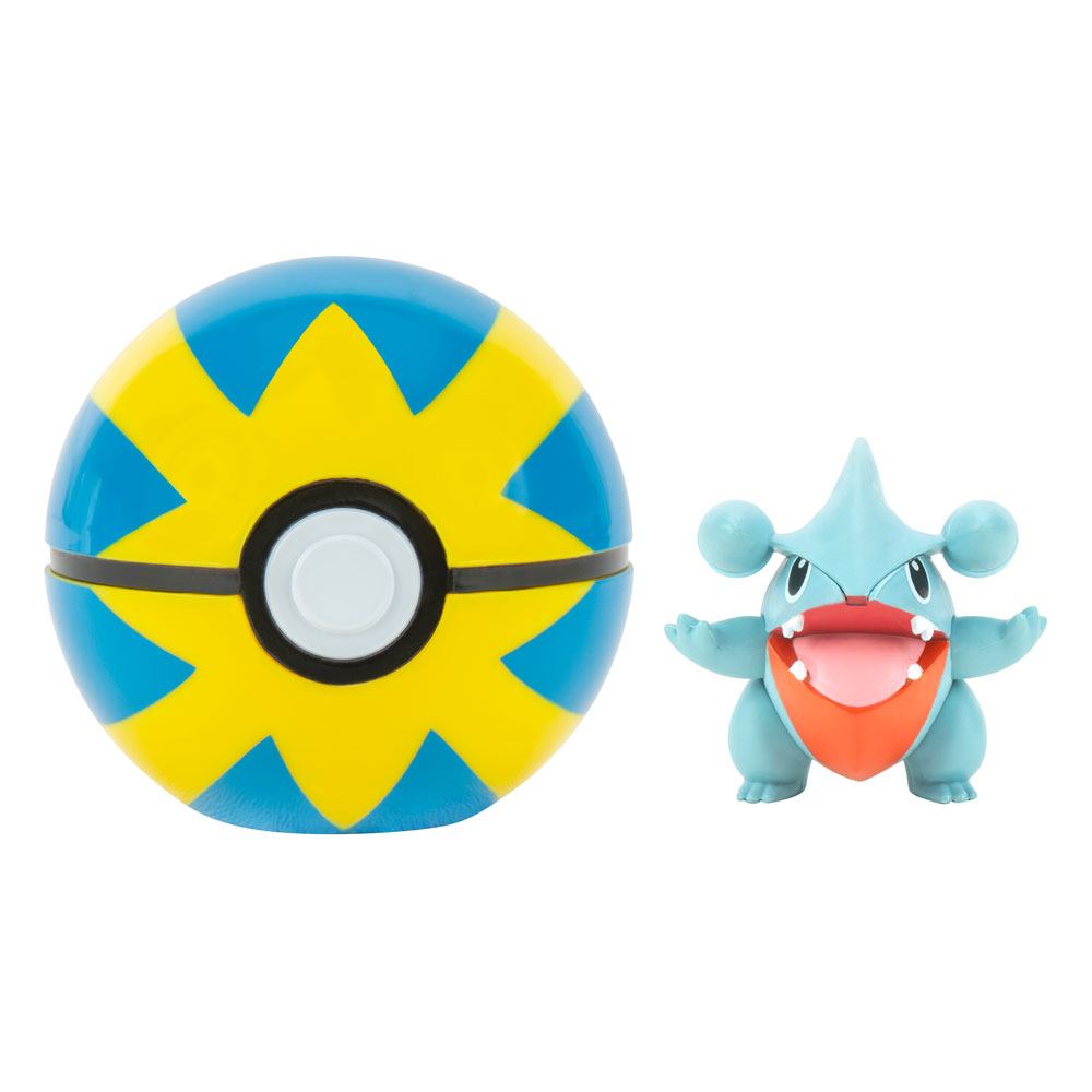 Pokémon - Figurine Griknot & Rapide Ball - 6 cm - Clip'n'Go