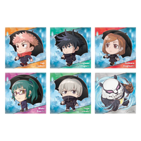 Jujutsu Kaisen - Gaufrette Jujutsu Kaisen + Sticker à collectionner - Magical Round Deformed Seal Wafer Vol.4