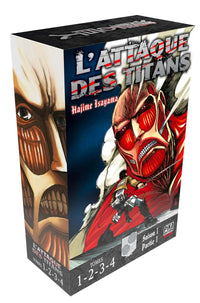 L'Attaque des Titans - Shingeki No Kyojin - Coffret Tome 01 à 04