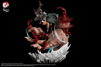 L'Attaque Des Titans - Résine - Livai vs Titan Bestial - 45cm - KITSUNE STATUE