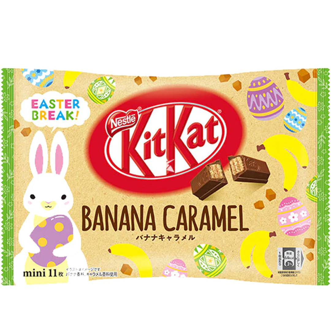 Kit Kat Japonais - Banane Caramel - Edition Limitée - Nestlé