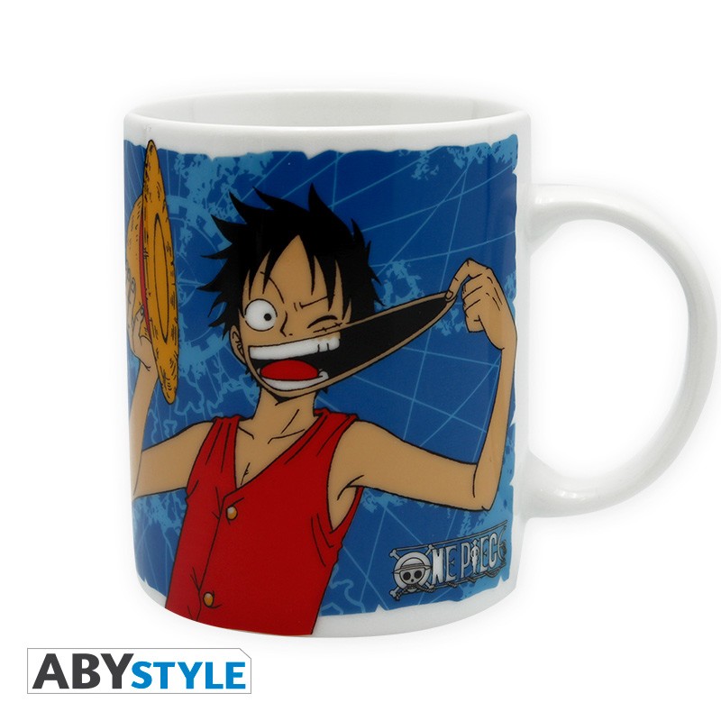 ONE PIECE - Mug - Luffy & Emblem