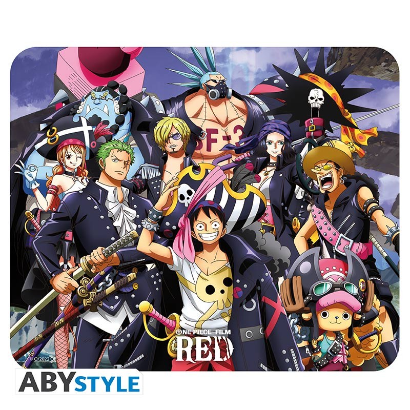 One Piece Red - Tapis de souris - Luffy & son équipage