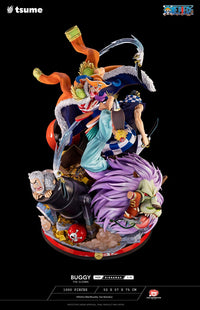 ONE PIECE - Résine - Statue Baggy Le Clown - 1/4 HQS Dioramax - Tsume Art