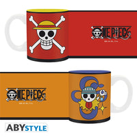 One Piece - Set 2 mugs à espresso - Luffy & Nami Skull - Abystyle