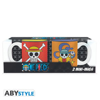One Piece - Set 2 mugs à espresso - Luffy & Nami Skull - Abystyle