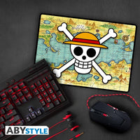 One Piece - Tapis de souris gaming - Skull with map