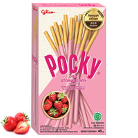 Pocky - Biscuits Extra Fins - Fraise