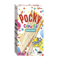 Pocky - Biscuits Extra Fins - Vanille Colourful - Edition Limitée