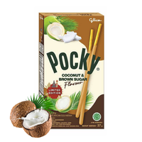 Pocky - Biscuits Extra Fins - Noix de Coco et Sucre Brun - Edition Limitée