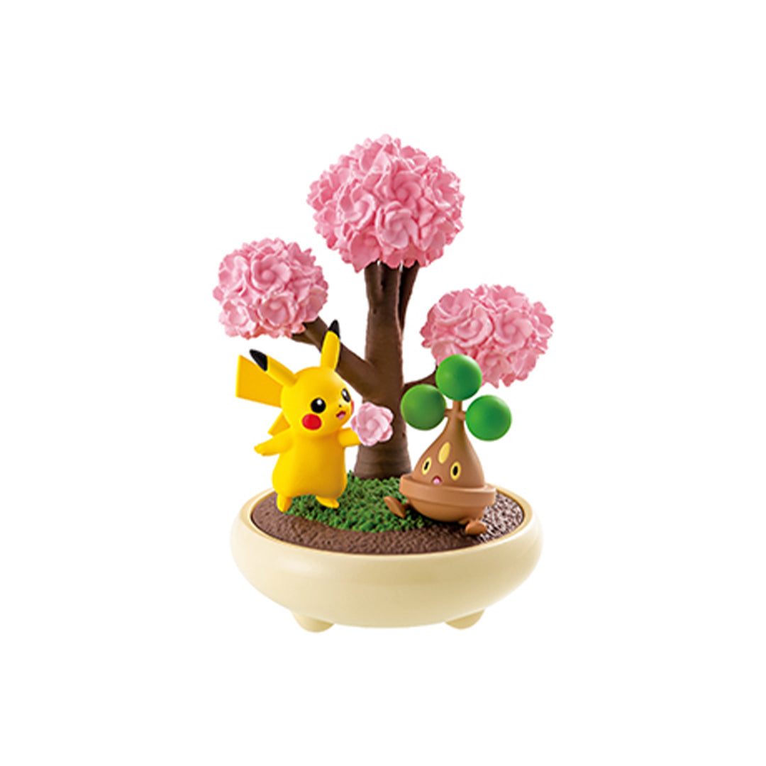 Pokémon - Figurine Pikachu & Manzaï - Pocket Bonsai Vol.2 - RE-MENT