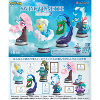 Pokémon - Figurine Tiplouf & Moustillon - Swing Vignette Collection 2 - RE-MENT