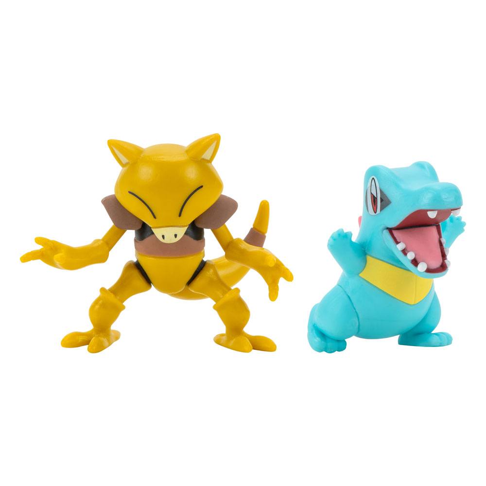 Pokémon - Assortiment de Figurines - Abra & Kaiminus - 5 cm