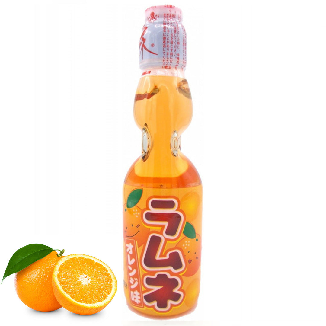 Limonade Japonaise - Ramune - Orange - HataKosen