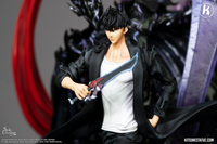 Solo Leveling - Statue - SUNG ET SES OMBRES - 46cm- KITSUNE STATUE