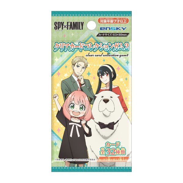 SPY X FAMILY - Chewing-Gum + Cartes à Collectionner Spy x Family - Clear Card Collection Vol.2