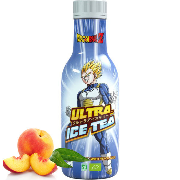 Ultra Ice Tea - Boisson à la Pêche - Dragon Ball Z - Vegeta