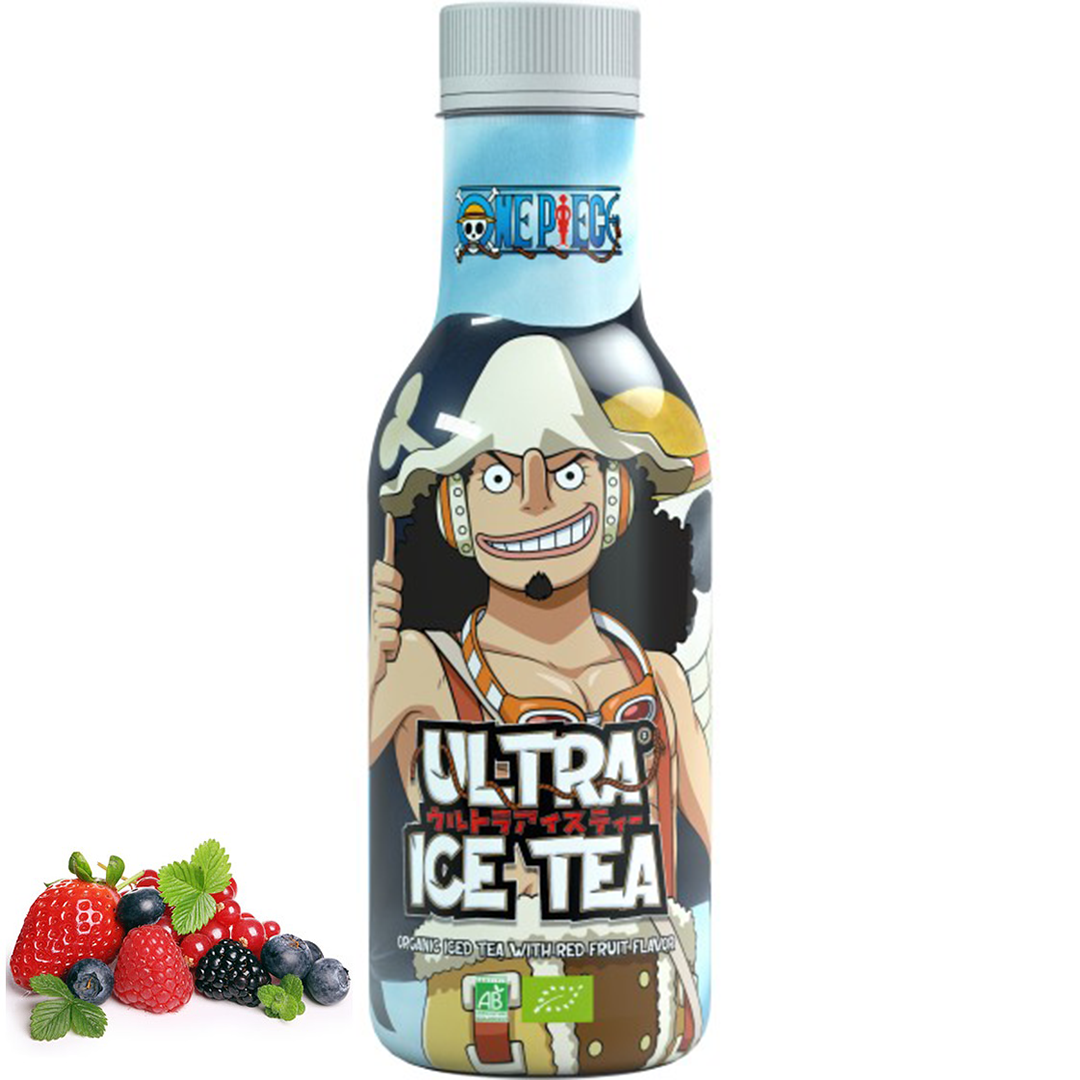 Ultra Ice Tea - Boisson Fruits Rouges - One Piece - Usopp